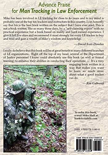 book-back-cover book back cover: Man Tracking in Law Enforcement
